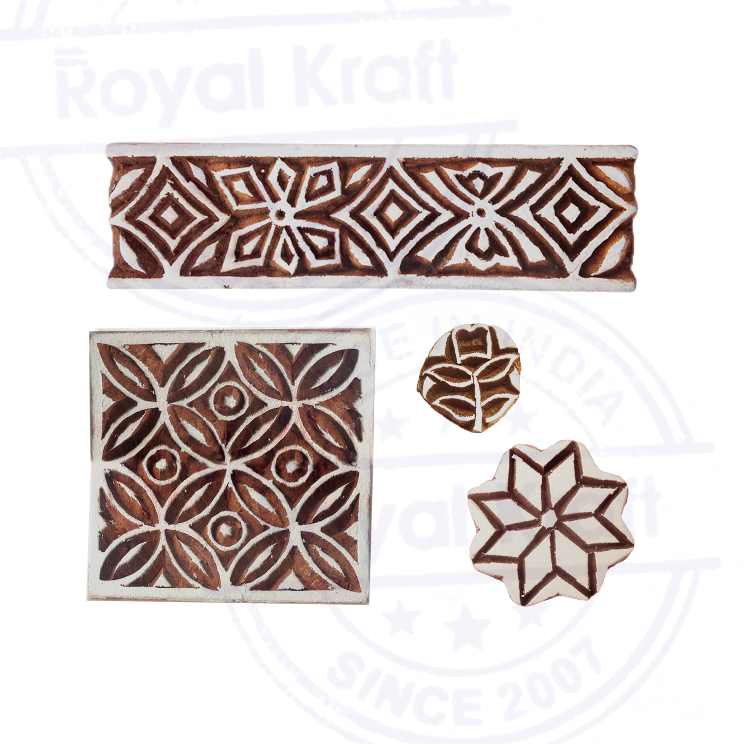 Indian Printing Blocks 6 inches