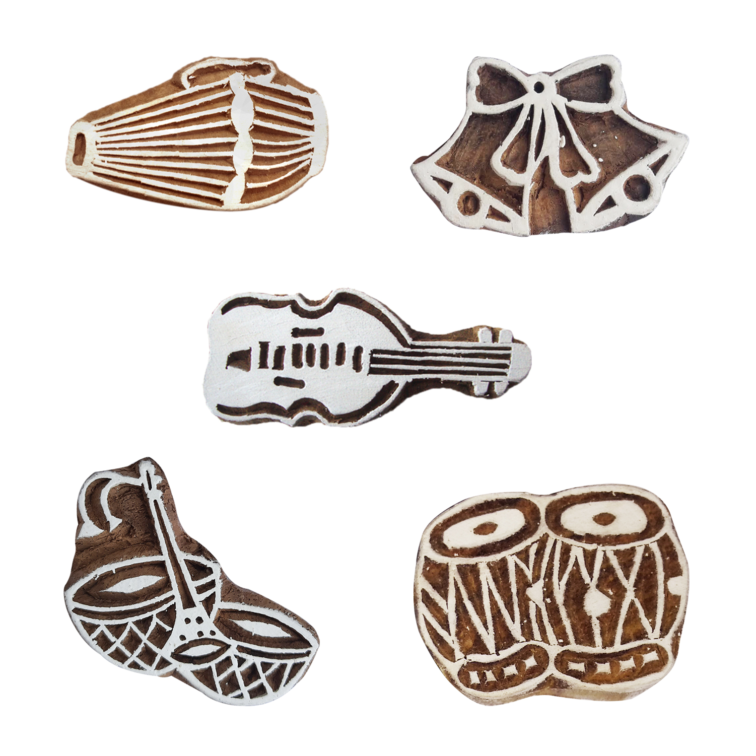 Musical Wooden printing stamp