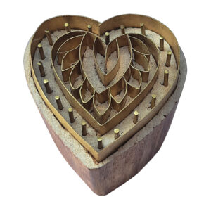 Heart Brass Stamps - Single