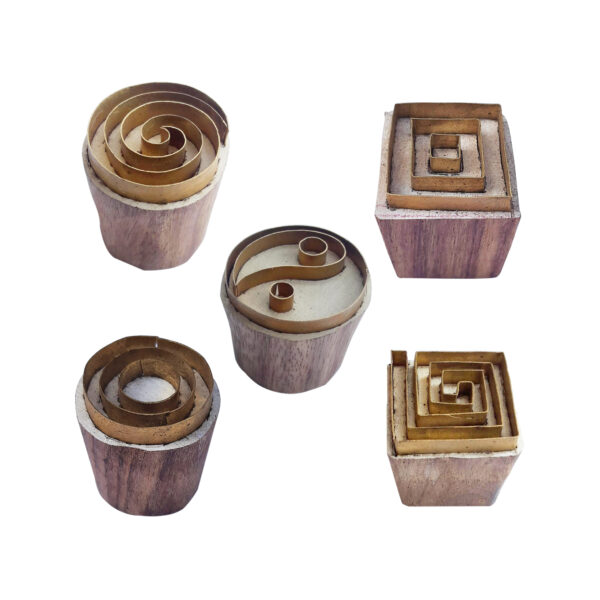 Round Brass Stamps - Set