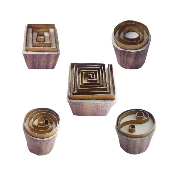 Square Brass Stamps - Set