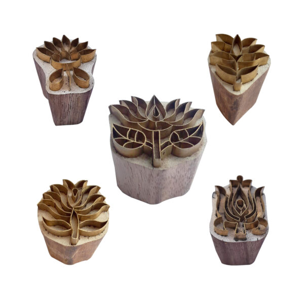 Floral Brass Stamps - Set