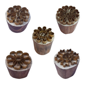 Floral Brass Stamps - Set