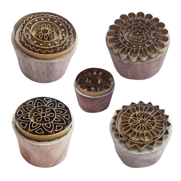 Round Brass Stamps - Set