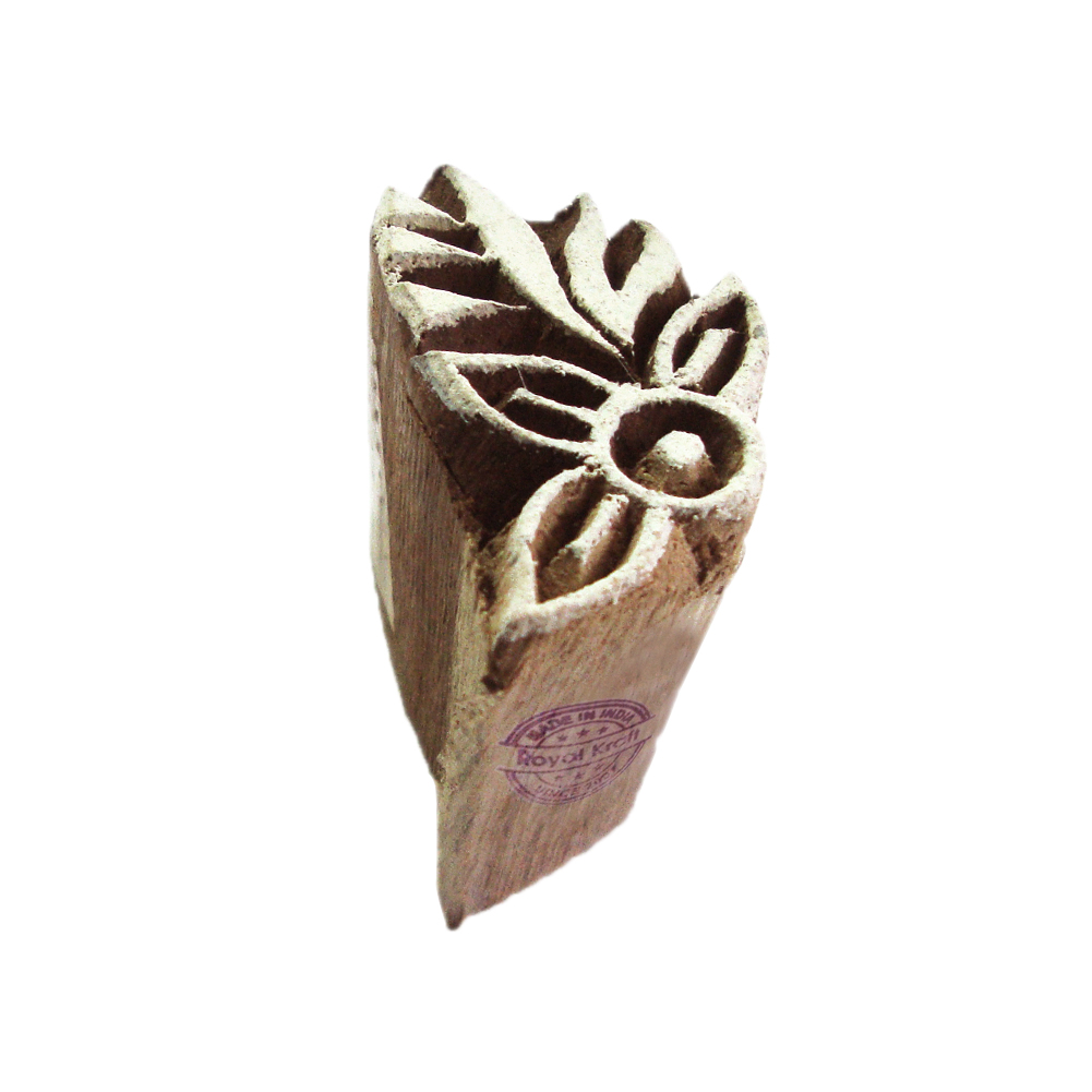Royal kraft Wooden Block Leaf Printing Stamp