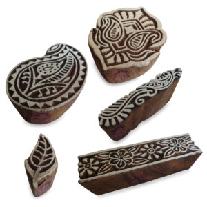 Paisley Wooden Stamps - Set