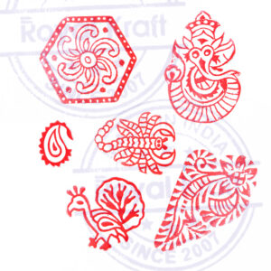Assorted Wooden Stamps - Set