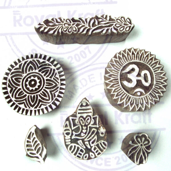 Religious Wooden Stamps - Set