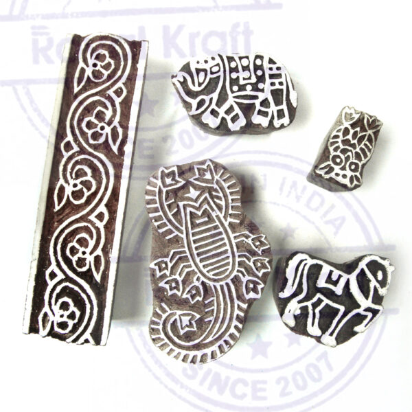 Animal Wooden Stamps - Set