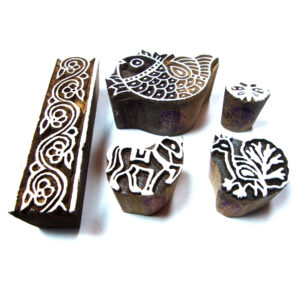 Animal Wooden Stamps - Set