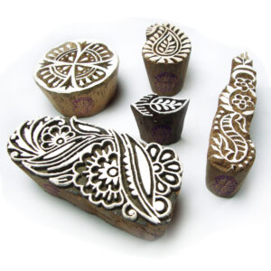 Paisley Wooden Stamps - Set