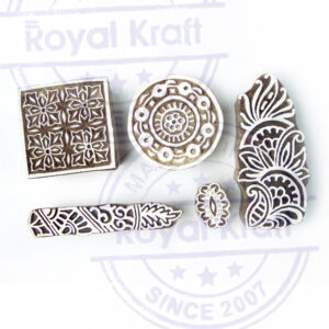 Assorted Wooden Stamps - Set