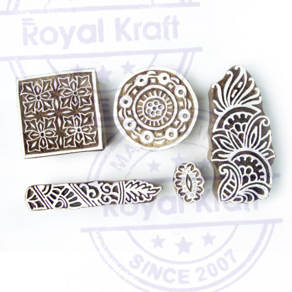 Assorted Wooden Stamps - Set