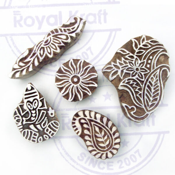 Paisley Wooden Stamps - Set