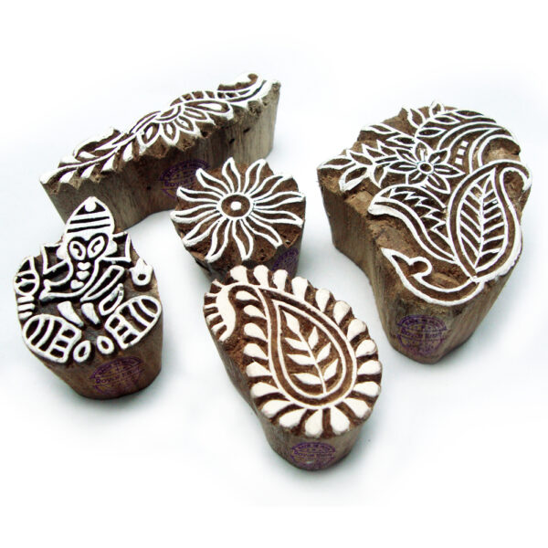 Paisley Wooden Stamps - Set
