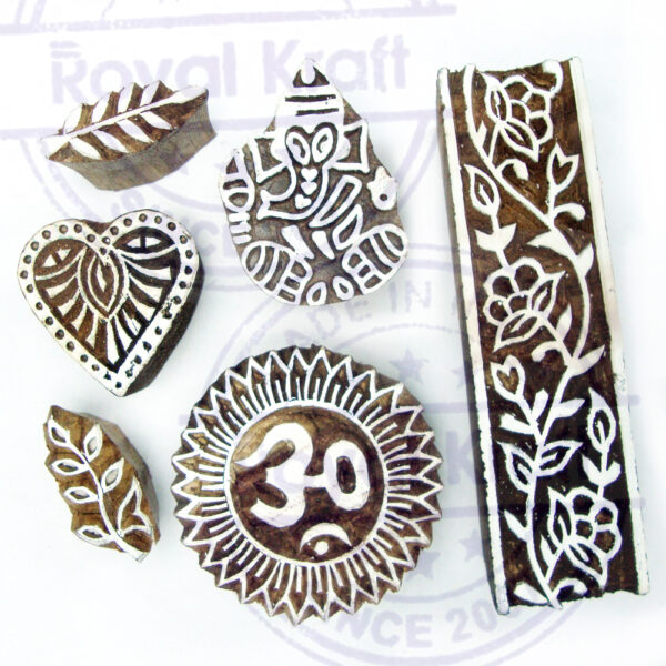 Religious Wooden Stamps - Set