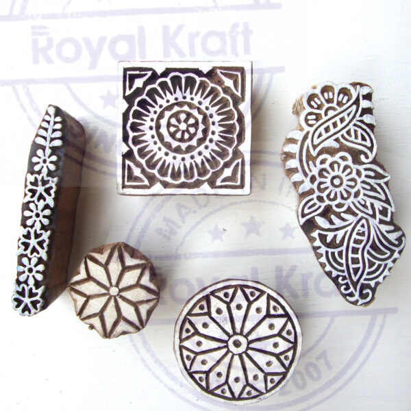 Assorted Wooden Stamps - Set