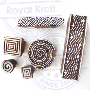 Border Wooden Stamps - Set