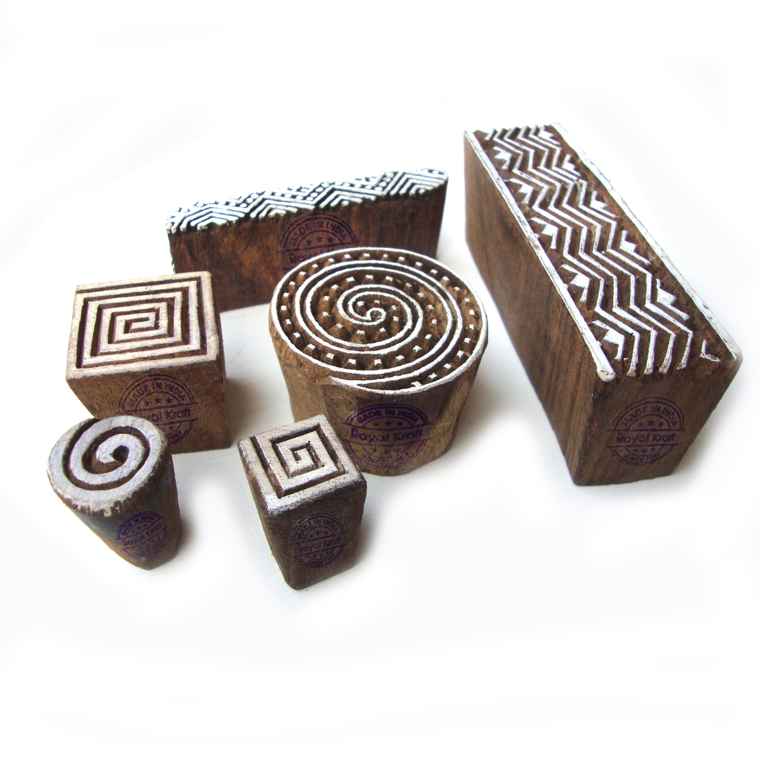 Border Wooden Stamps - Set