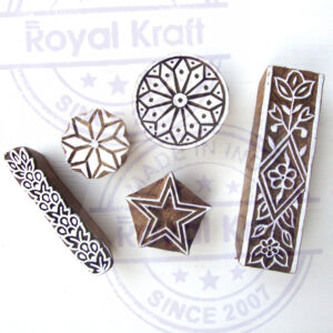 Star Wooden Stamps - Set