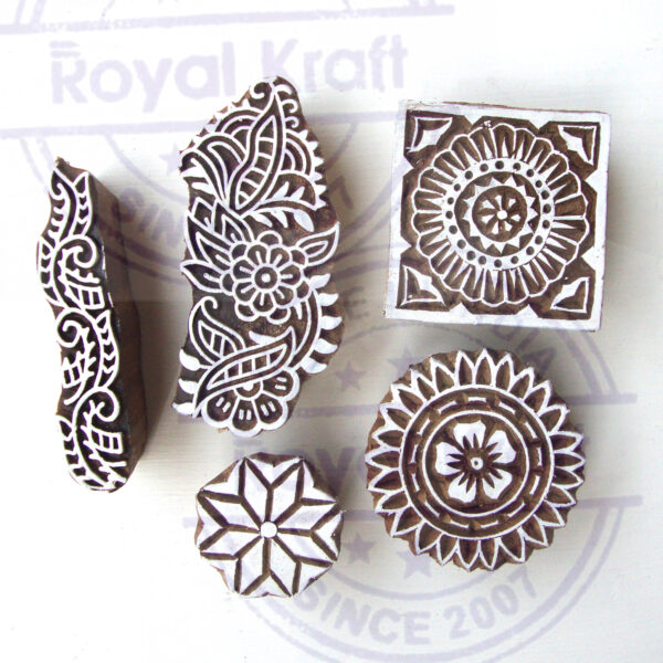 Assorted Wooden Stamps - Set