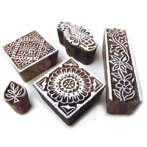 Square Wooden Stamps - Set