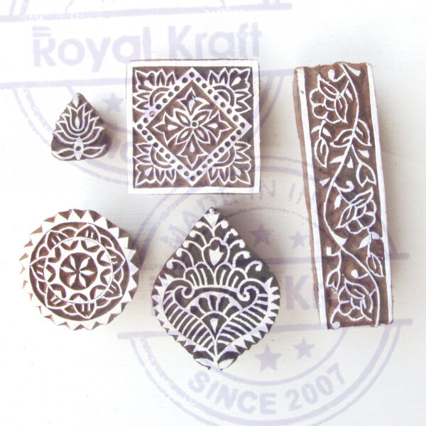 Assorted Wooden Stamps - Set