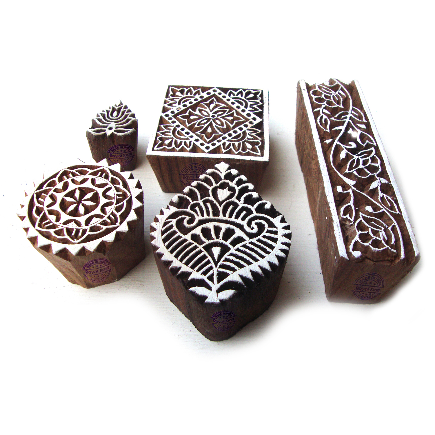 Assorted Wooden Stamps - Set
