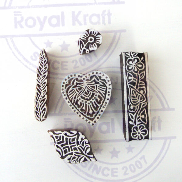 Assorted Wooden Stamps - Set