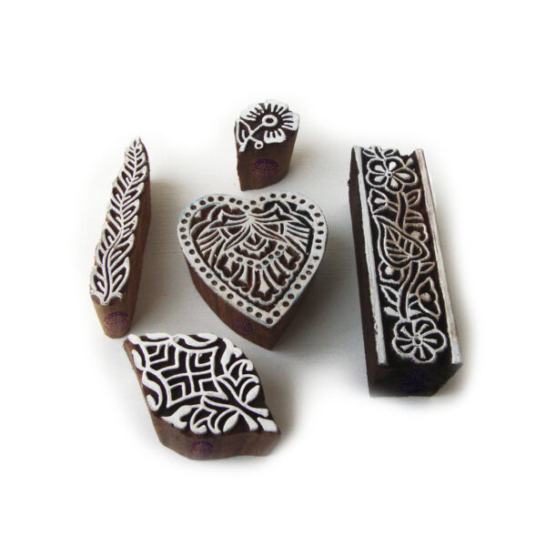 Assorted Wooden Stamps - Set