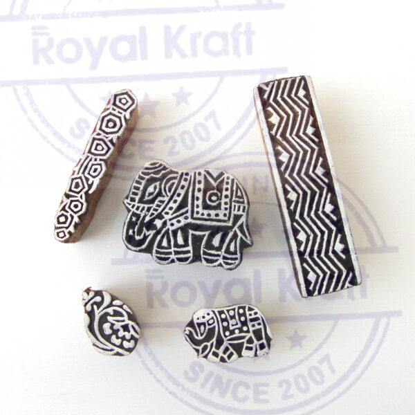 Animal Wooden Stamps - Set