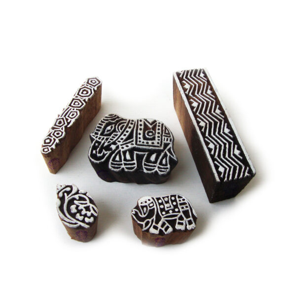 Animal Wooden Stamps - Set