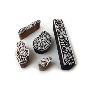 Paisley Wooden Stamps - Set