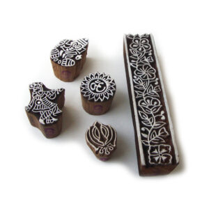 Round Wooden Stamps - Set