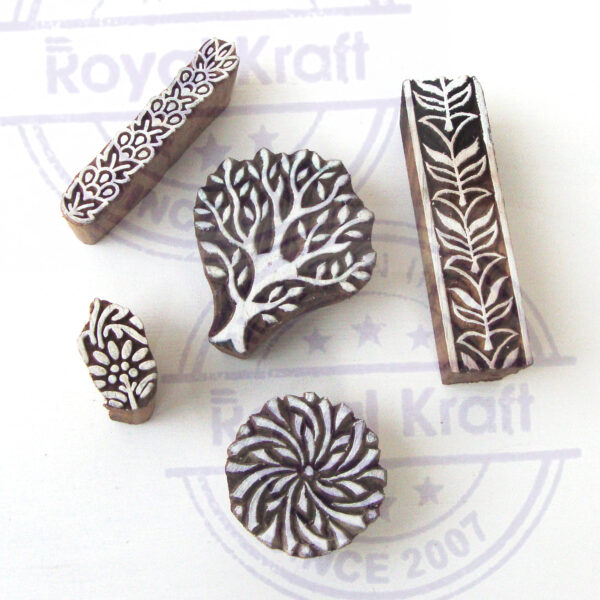 Tree Wooden Stamps - Set