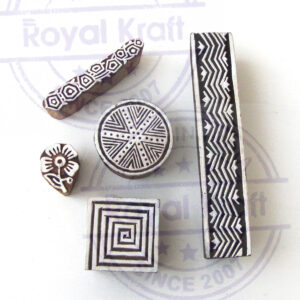 Border Wooden Stamps - Set