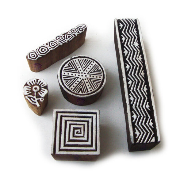 Border Wooden Stamps - Set