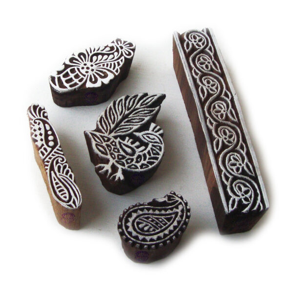 Paisley Wooden Stamps - Set