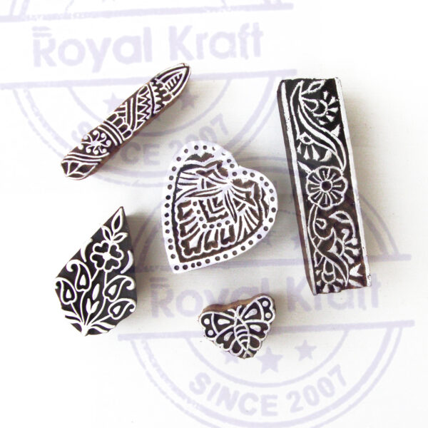 Assorted Wooden Stamps - Set
