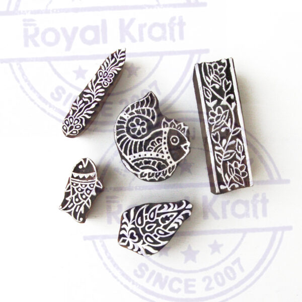 Animal Wooden Stamps - Set