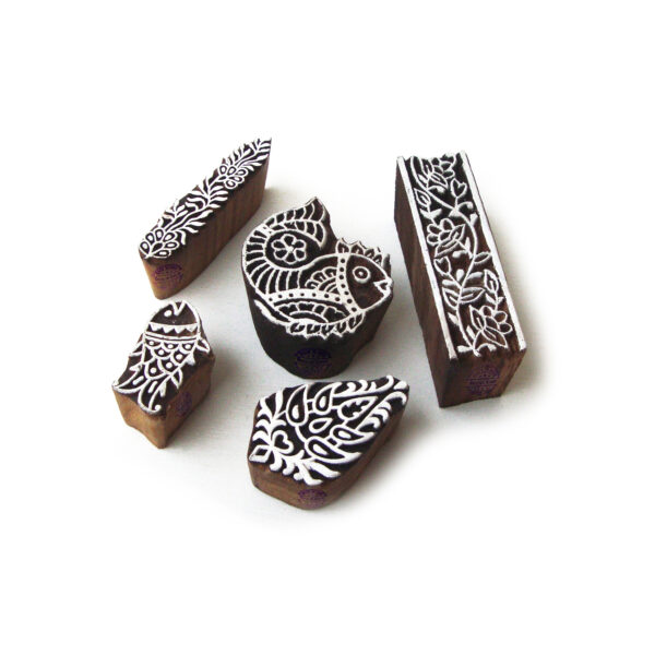 Animal Wooden Stamps - Set