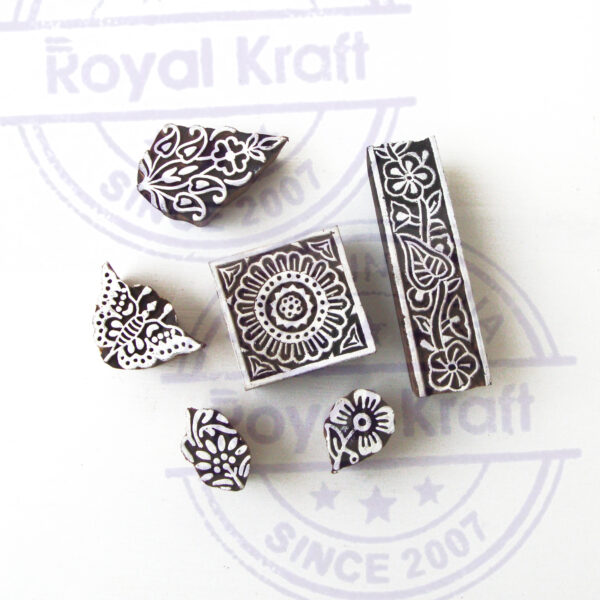 Assorted Wooden Stamps - Set