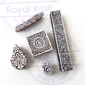 Floral Wooden Stamps - Set