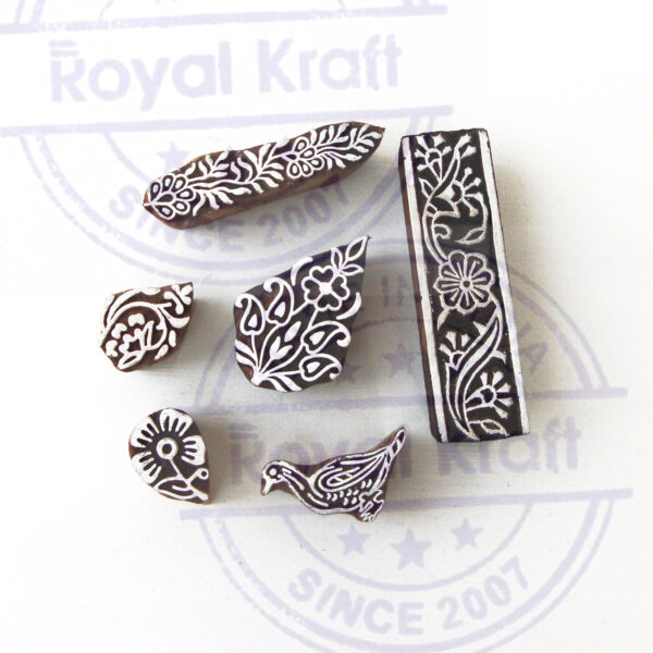 Assorted Wooden Stamps - Set