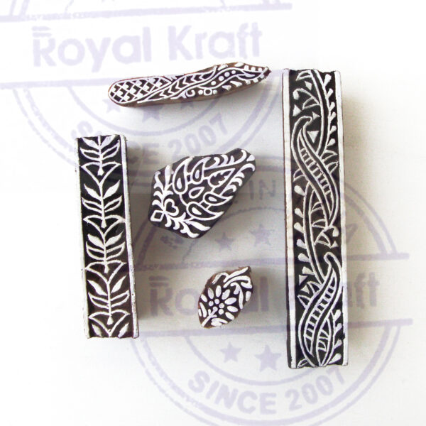 Border Wooden Stamps - Set