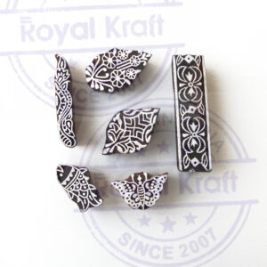 Indian Wooden Stamps - Set