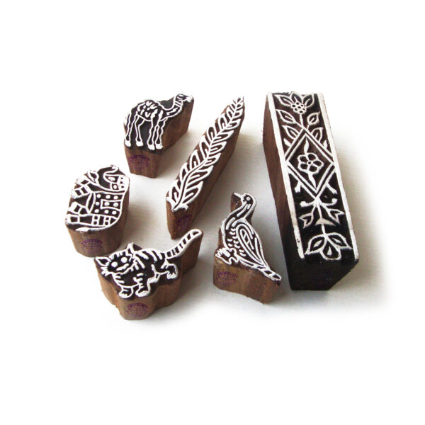 Animal Wooden Stamps - Set