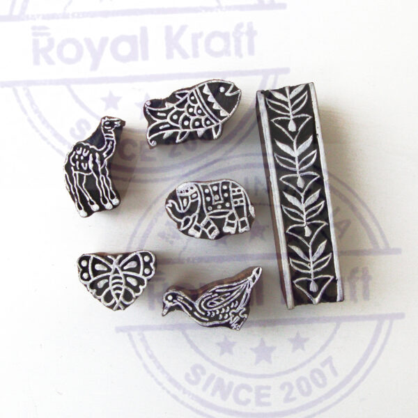 Animal Wooden Stamps - Set