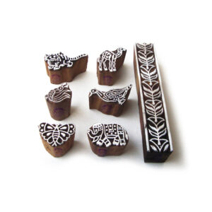 Animal Wooden Stamps - Set