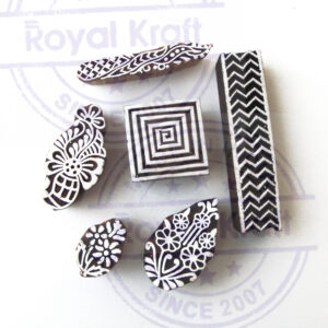 Assorted Wooden Stamps - Set